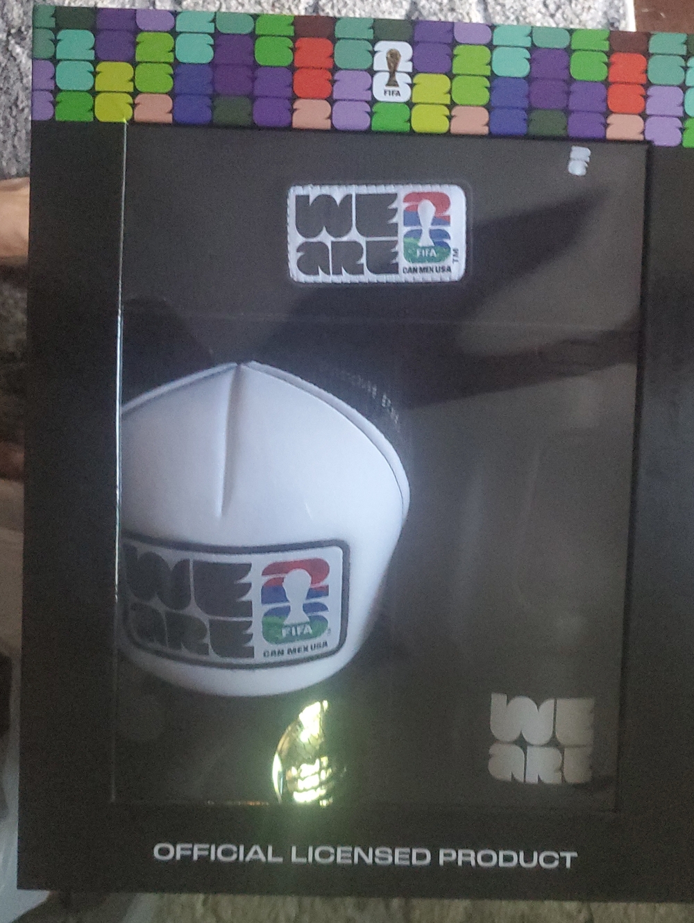Fifa Soccer Set ' White & Black Baseball Hat, Winter Hat And Stainless Steel Cup